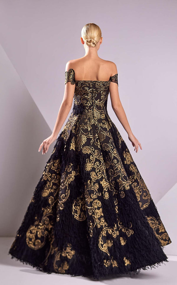 Edward Arsouni Couture FW24963 Black/Gold