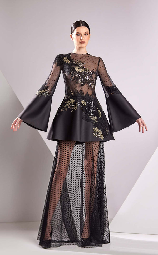 Edward Arsouni Couture FW24964 Black/Gold