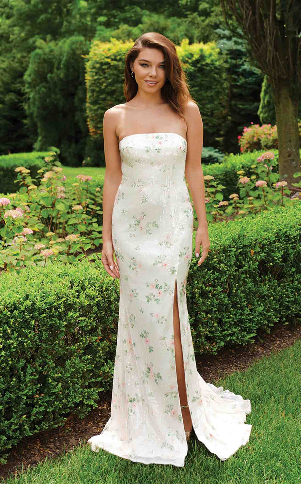 Faviana 11222 Ivory Floral