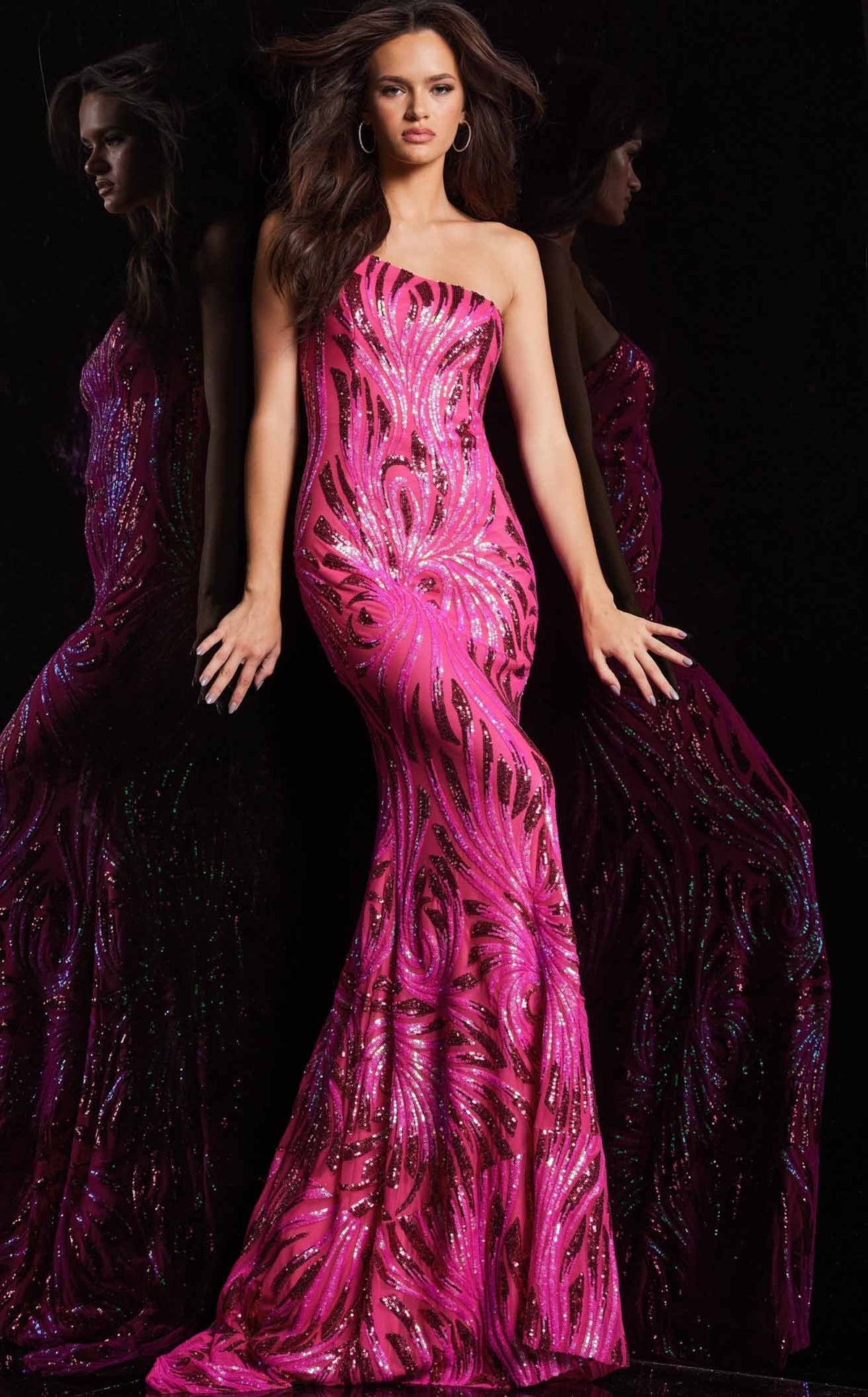 Jovani pink best sale