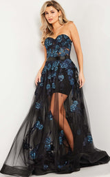 Jovani 37256 Black/Navy