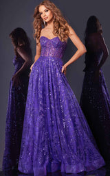 Jovani 37413 Purple