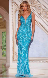 Jovani 38917 Blue