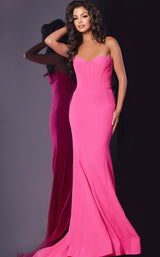 Jovani 38974 Hot Pink