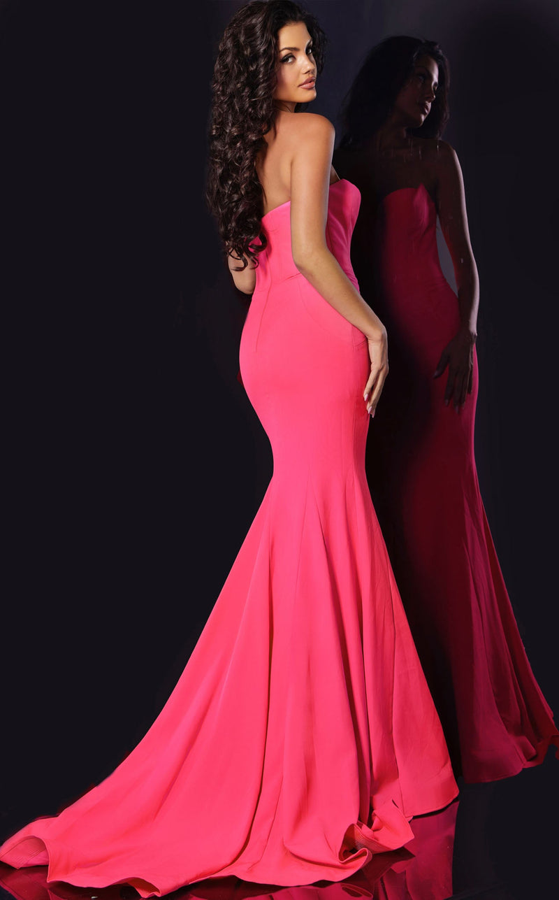 Jovani 38974 Hot Pink