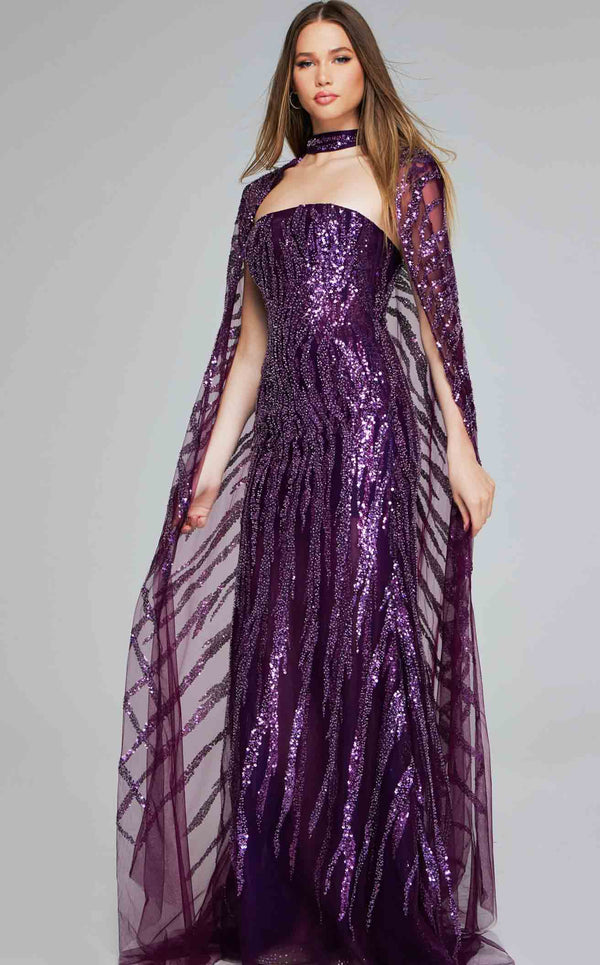 Jovani 39046 Purple