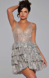 Jovani 39700 Silver/Silver