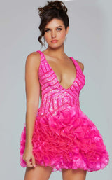 Jovani 39931 Neon-Hot-Pink