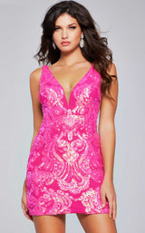 Jovani 39937 Fuchsia