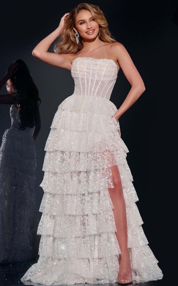 Jovani 40031 Off White