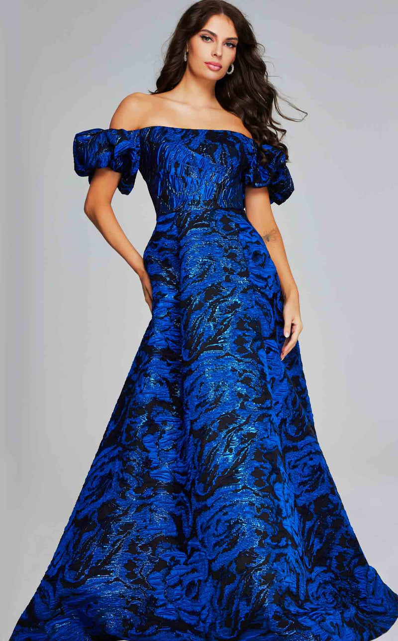 Jovani 40315 Royal/Black