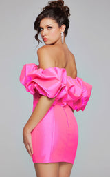 Jovani 40378 Neon-Pink