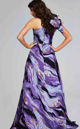 Jovani 40695 Purple-Multi