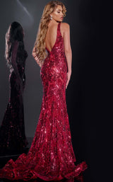 Jovani 40755 Burgundy