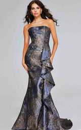 Jovani 42028 Gunmetal-Gold