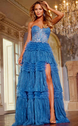 Jovani 42257 Slate Blue