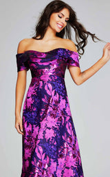 Jovani 42506 Fuchsia/Purple