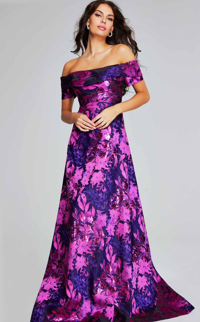 Jovani 42506 Fuchsia/Purple