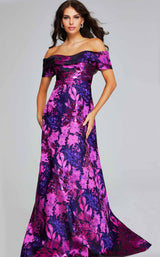 Jovani 42506 Fuchsia/Purple