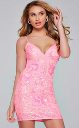 Jovani 42601 Hot-Pink