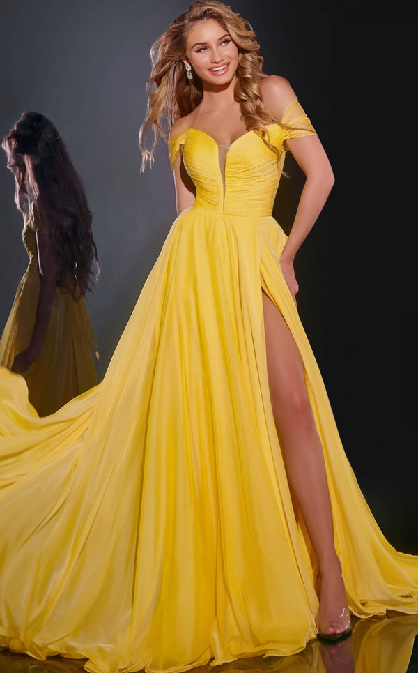 Jovani 43842 Yellow