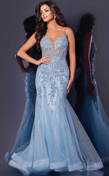 Jovani 43845 Blue