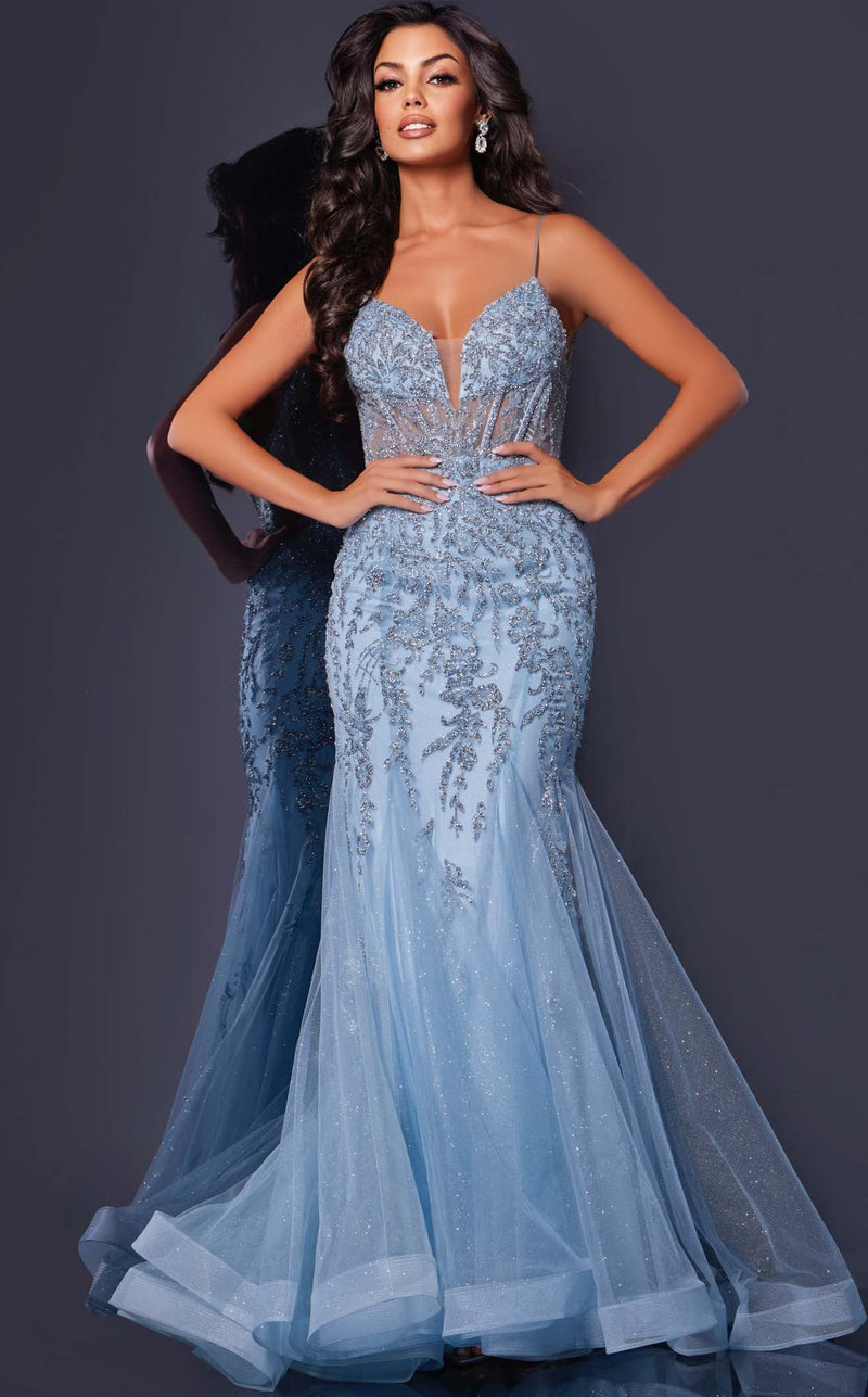 Jovani 43845 Blue