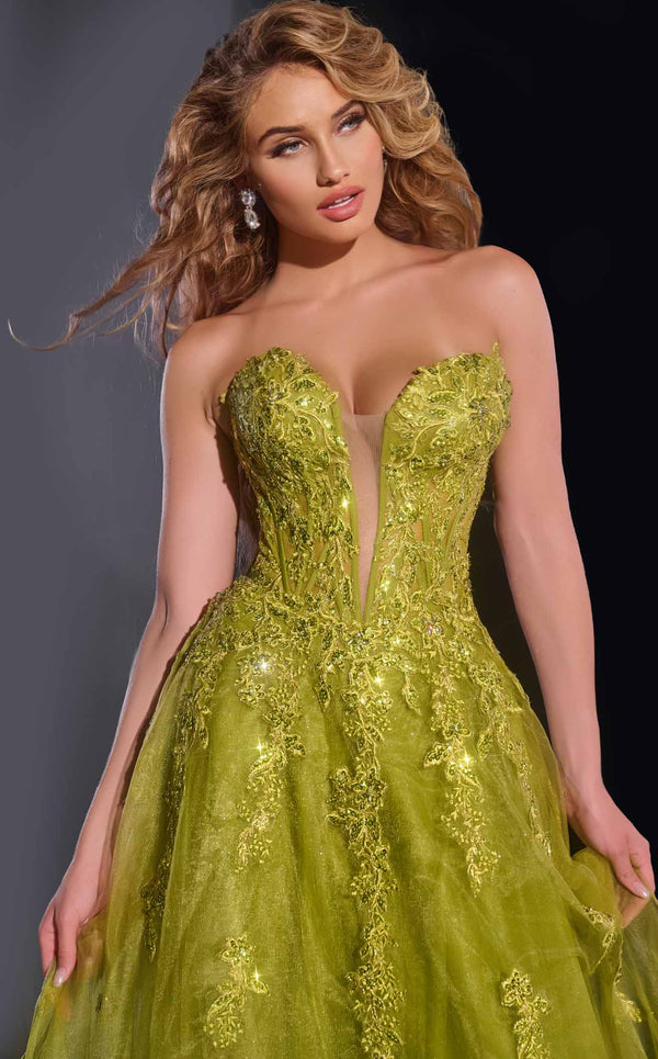 Jovani 43849 Green