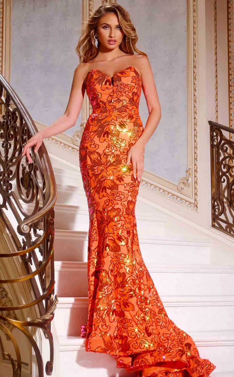 Jovani 44340 Orange