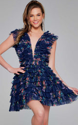 Jovani 50069 Navy-Print