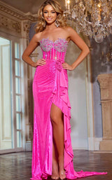 Jovani D5031 Hot Pink