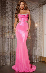 Jovani D5079 Hot Pink