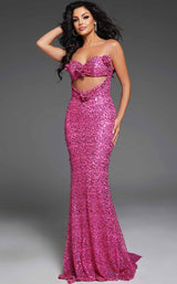 Jovani D5403 Hot Pink