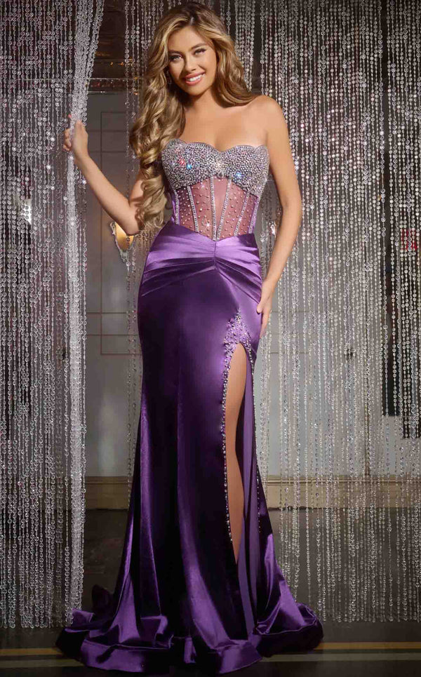 Jovani D5409 Purple