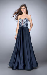 La Femme 23881 Navy/Slate Blue