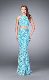 La Femme 23976 Turquoise White