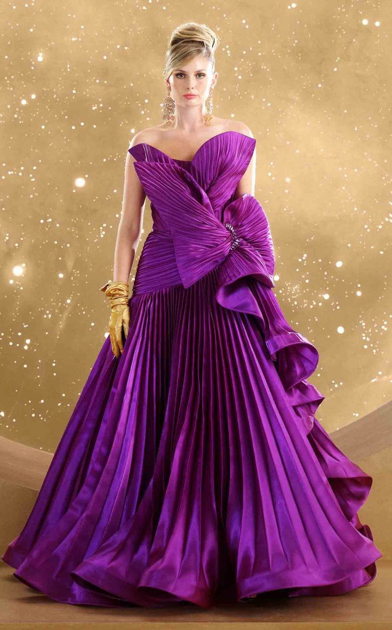 MNM Couture F02867 Purple