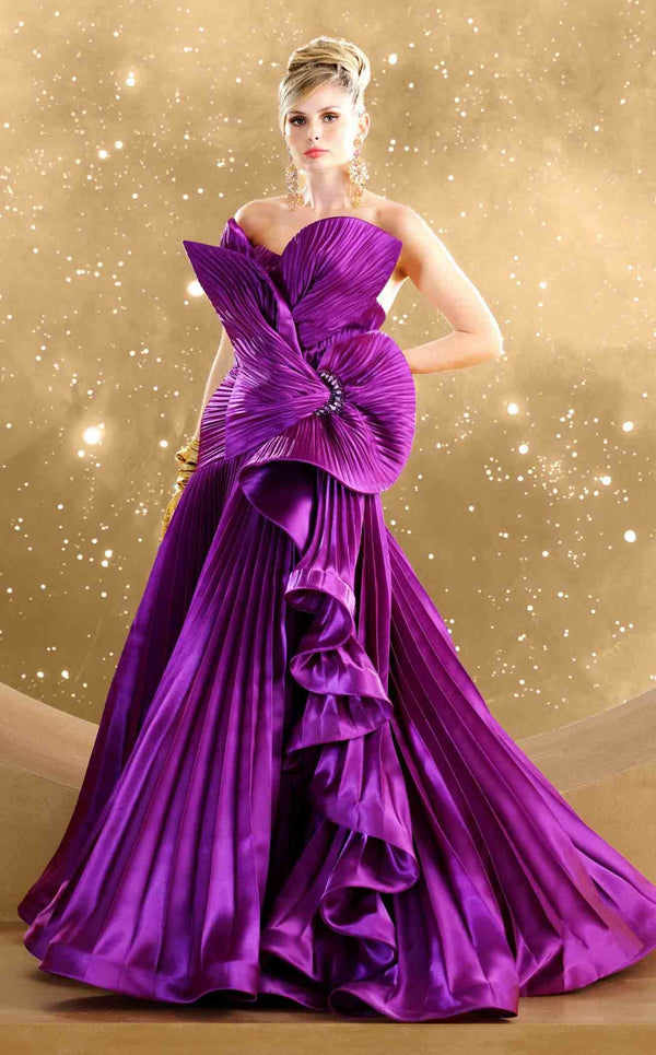 MNM Couture F02867 Purple