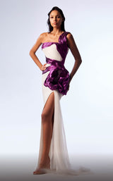 MNM Couture G1741 White/Purple