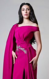 MNM Couture V02029A Fuchsia