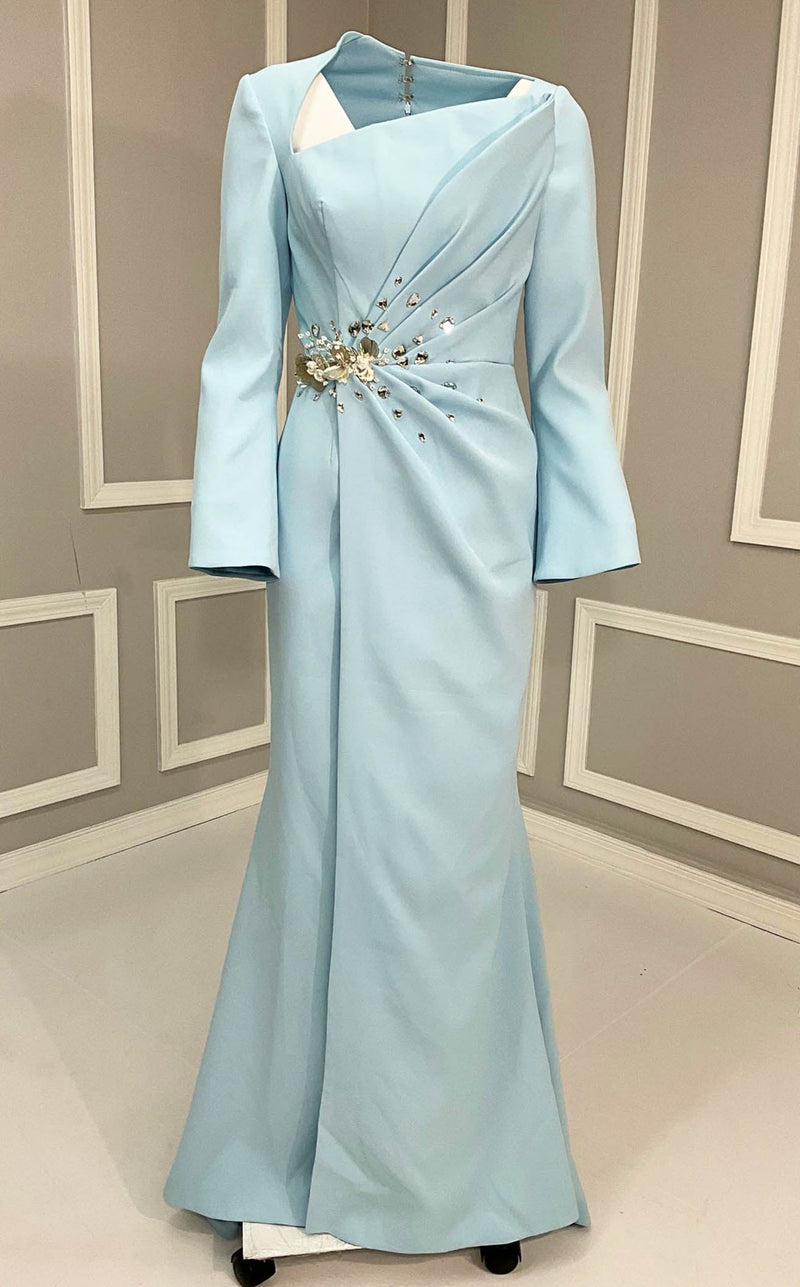 MNM Couture V02055 Light Blue