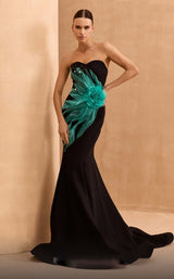 MNM Couture V07399 Black/Aqua