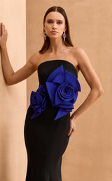 MNM Couture V07456 Black/Royal