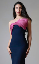 MNM Couture V07514 Navy-Pink