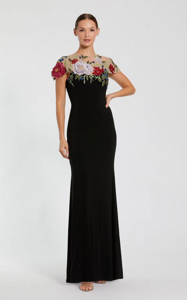 Mac Duggal 11817 Black-Multi