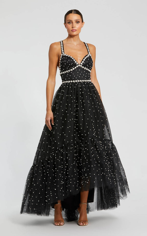 Mac Duggal 20747 Black/Ivory