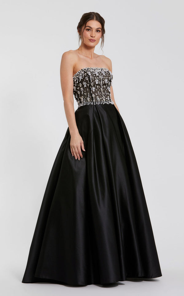 Mac Duggal 2225 Black/Ivory