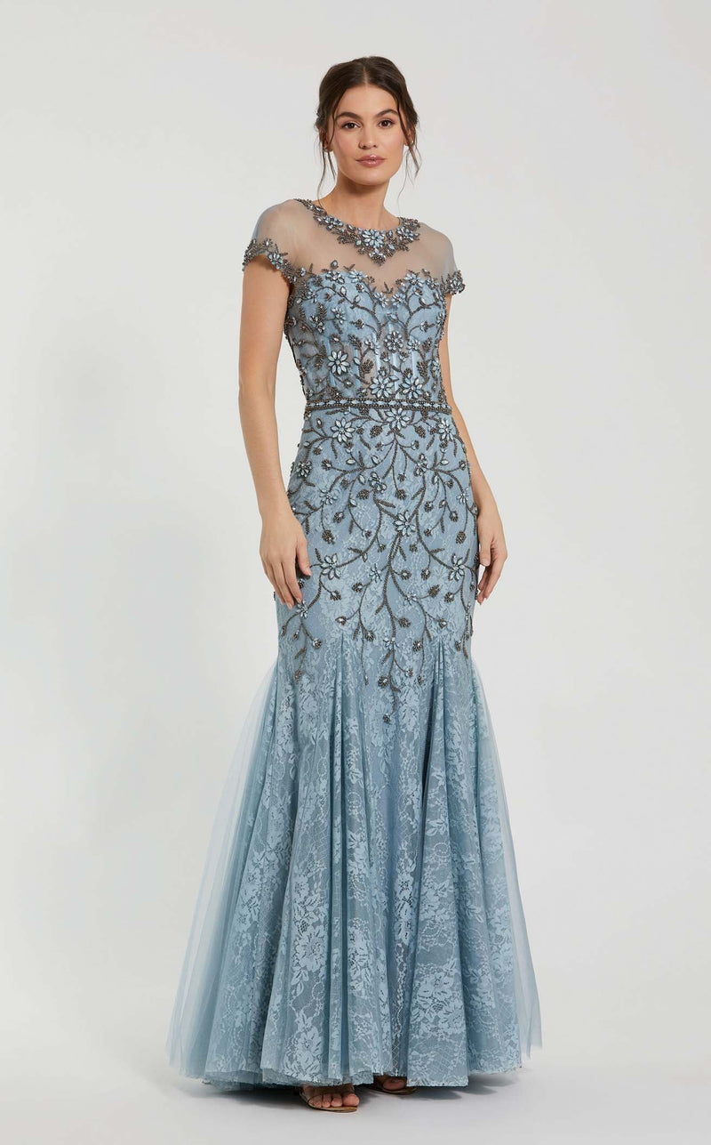 Mac Duggal 2239 Slate-Blue