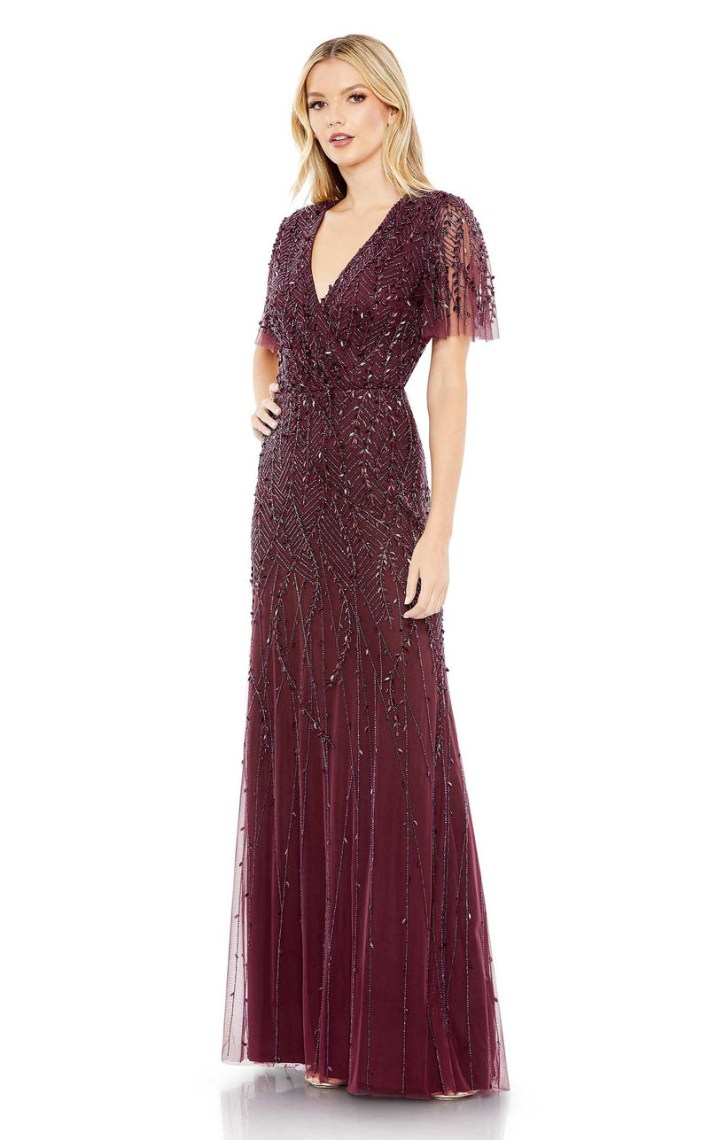 Mac Duggal 35109 Aubergine