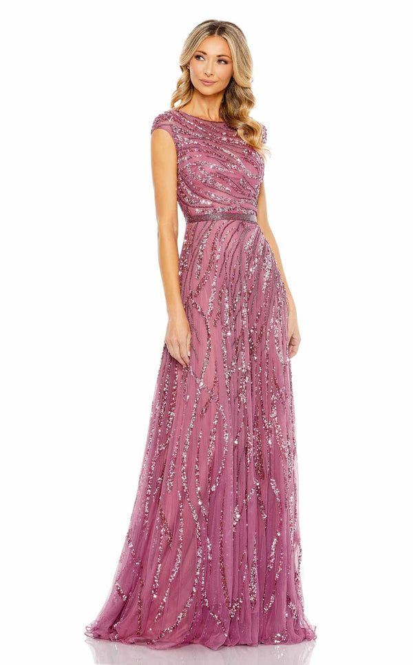 Mac Duggal 5445 Plum